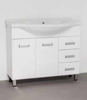 Тумба под раковину Style Line Ирис 100 белая