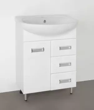 Тумба под раковину Style Line Ирис 65 белая