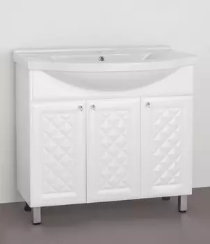 Тумба под раковину Style Line Канна 90 белая