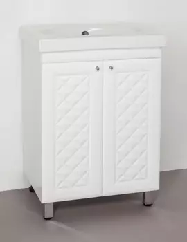 Тумба под раковину Style Line Канна Люкс 60 белая