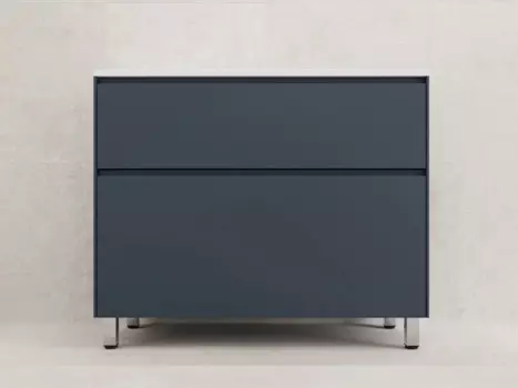 Тумба под раковину Style Line Лима 100 см ЛС-00002349 напольная, графит