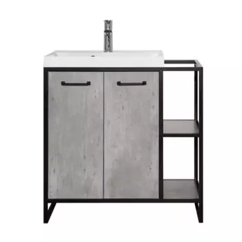Тумба под раковину Style Line Лофт 80 бетон