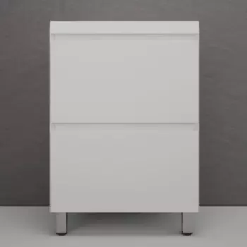 Тумба под раковину Style Line Манхэттен 59.9 см ЛС-00002377 белый матовый