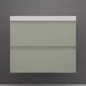 Тумба под раковину Style Line Манхэттен 69.8 см ЛС-00002364 олива