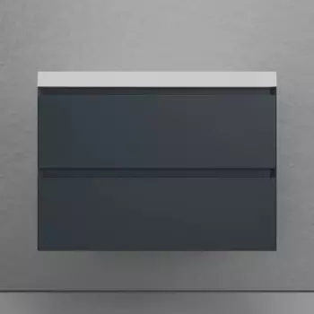 Тумба под раковину Style Line Манхэттен 79.9 см ЛС-00002360 графит