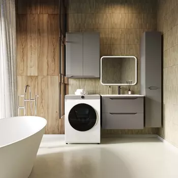 Тумба под раковину Style Line Марелла 70 см СС-00002409 Люкс антискрейтч серая