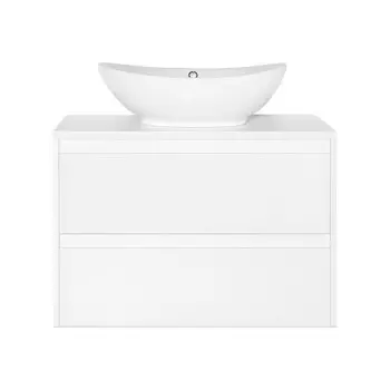 Тумба под раковину Style Line Монако 80 Осина белая/белый лакобель