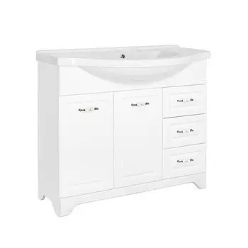 Тумба под раковину Style Line Олеандр 2 100 белая