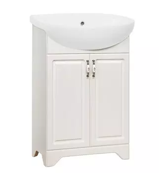 Тумба под раковину Style Line Олеандр-2 49 см ЛС-00000198 напольная, белая