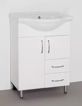 Тумба под раковину Style Line Стандарт 57 белая