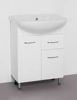 Тумба под раковину Style Line Стандарт 58 белая