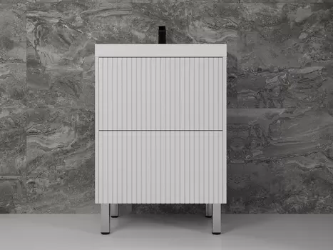 Тумба под раковину Style Line Стокгольм 60 см ЛС-00002333 напольная, белая