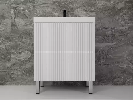 Тумба под раковину Style Line Стокгольм 70 см ЛС-00002334 напольная, белая