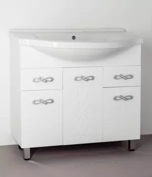 Тумба под раковину Style Line Венеция 90 белая