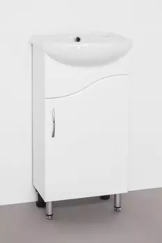 Тумба под раковину Style Line Волна 2 40 белая