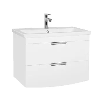 Тумба под раковину Style Line Жасмин 2 Комо 80 Люкс белая PLUS