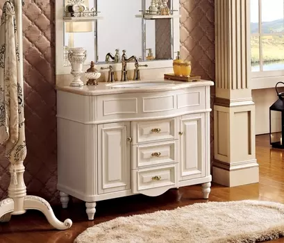 Тумба под раковину Tessoro Medici 100 напольная ивори