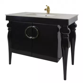 Тумба под раковину Tessoro Тумба BORGO 110 4 ножки арт. TS-10426-C-B Черный