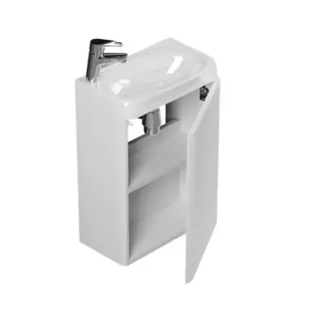 Тумба под раковину Uperwood Bio 40 см 291020240 подвесная, белая