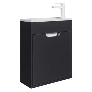 Тумба под раковину Uperwood Modul 50 см 2930205360 подвесная, матовая черная