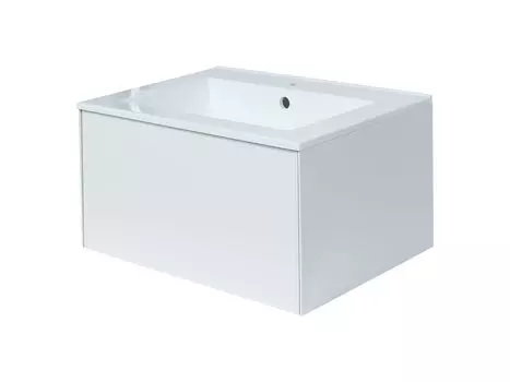 Тумба под раковину Uperwood Parma Premium 65 см 3930205460 подвесная, белая