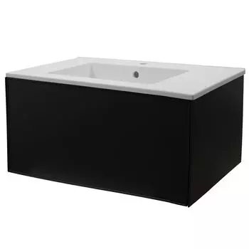 Тумба под раковину Uperwood Parma Premium 85 см 3930205467 подвесная, черная