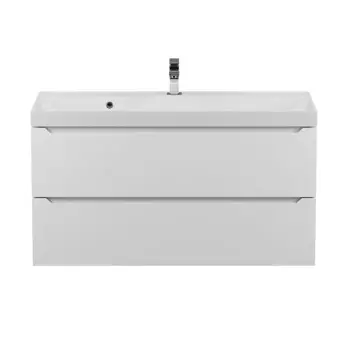 Тумба под раковину Uperwood Tanos 100 см 291020246 подвесная, белая