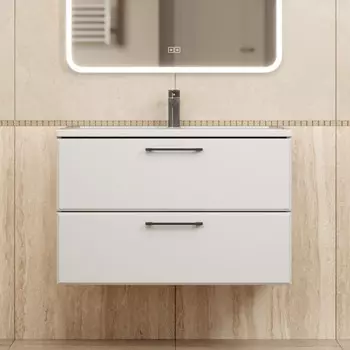 Тумба под раковину Uperwood Upd Foster New 80 см TFosterNEW80w подвесная, белая