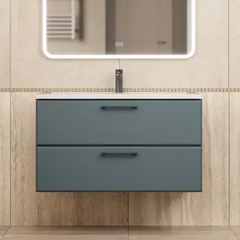 Тумба под раковину Uperwood Upd Foster New 90 см TFosterNEW90g подвесная, серый графит