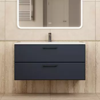 Тумба под раковину Uperwood Upd Foster New 100 см TFosterNEW100b подвесная, черная