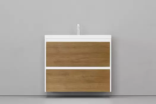 Тумба под раковину Velvex Klaufs 90.2Y белый/дерево