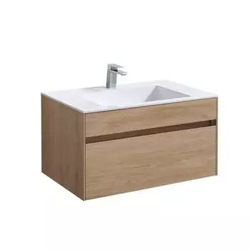 Тумба под раковину Vincea Chiara 79.2 см VMC-2C800NO натуральный дуб
