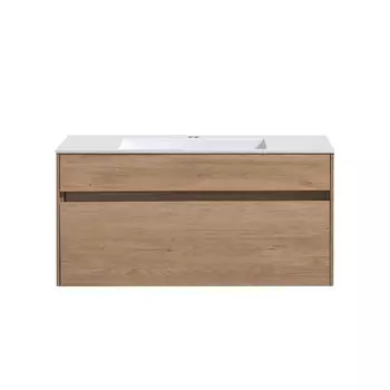 Тумба под раковину Vincea Chiara 99 см VMC-2C100NO дуб