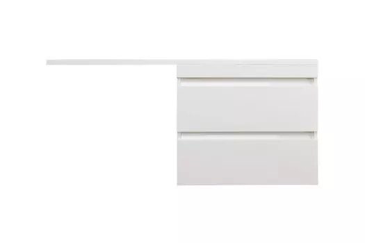 Тумба под стиральную машину Style Line Даллас 68 см СС-00002352 подвесная Люкс белая, PLUS, ЭМАЛЬ