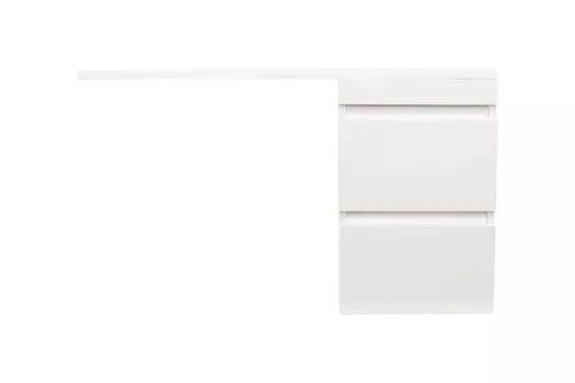 Тумба под стиральную машину Style Line Даллас 38 см СС-00002349 подвесная Люкс белая, PLUS, ЭМАЛЬ