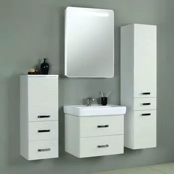 Тумба с раковиной Aquaton Америна 60 белая