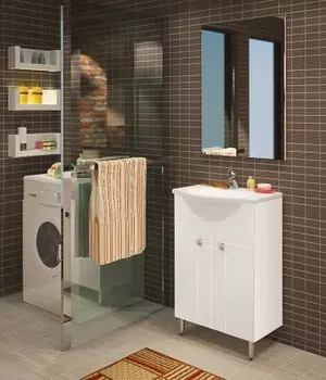 Тумба с раковиной Aquaton Фиджи 60 белый