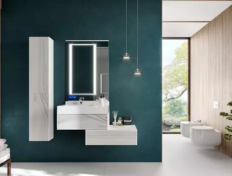 Тумба с раковиной Aquaton Сакура 80