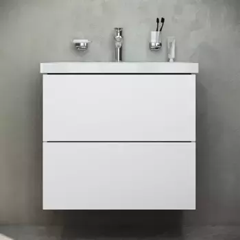Тумба с раковиной Am.Pm Gem 60 см M90FHX06022WG подвесная белая