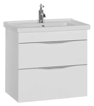 Тумба с раковиной Aquanet Эвора 70 белый 00184307+00182323