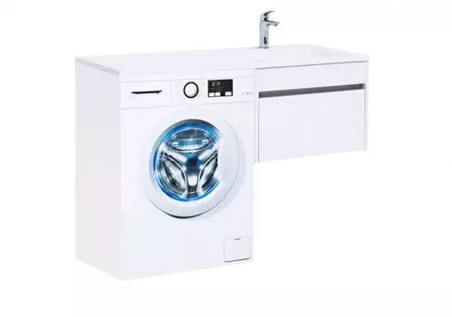 Тумба с раковиной Aquanet Токио 120 R белый (подвесная, 1 ящик)