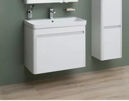 Тумба с раковиной Aquanet Вилора 80 белый