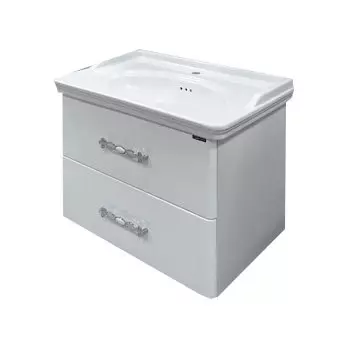 Тумба с раковиной Comforty Неаполь 80 белый 00004147564