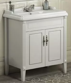 Тумба с раковиной Comforty Палермо 80 белый 00004139245