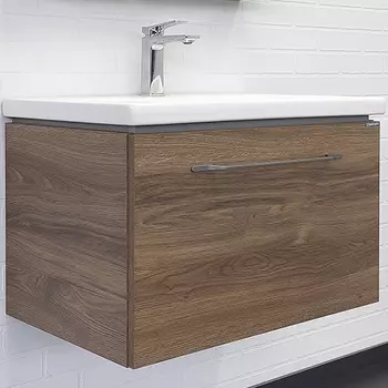 Тумба с раковиной Comforty Томари 70 см 00-00001279 дуб темно-коричневый