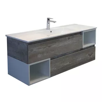 Тумба с раковиной Comforty Турин 121 см 00-00013939 дуб бежевый