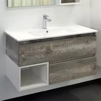 Тумба с раковиной Comforty Турин 91 см 00-00013940 дуб бежевый