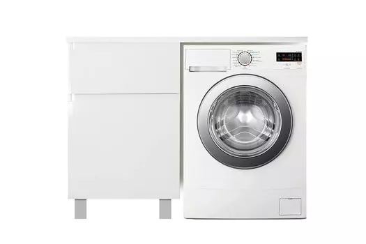 Тумба с раковиной Эстет Dallas Luxe 105х47 напольный L 2 ящика, под стиральную машину