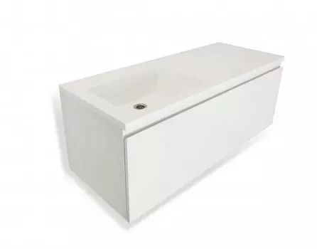 Тумба с раковиной Эстет Dallas Luxe 105х47 подвесной L 1 ящик