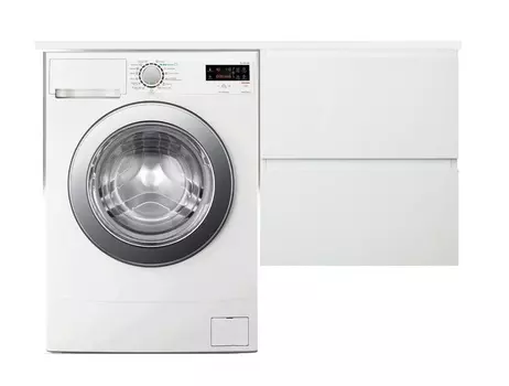 Тумба с раковиной Эстет Dallas Luxe 105х47 подвесной R 2 ящика, под стиральную машину